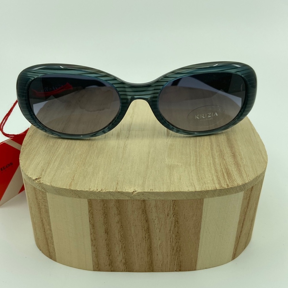 Vintage Krizia Ladies Sunglasses - Aqua Blue - Style K111